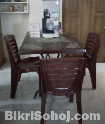 RFL er dining table & chair(4pes) with pure it filter
